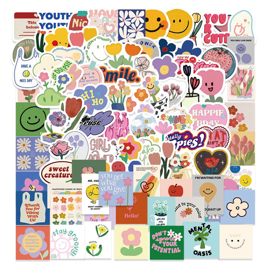 Vibrant Waterproof PVC Stickers Bomb for Personalizing Your Gear SS1041