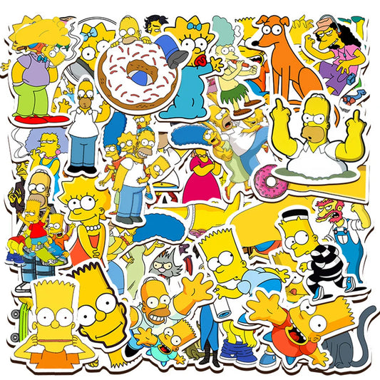 Vibrant Cartoon Stickers for Laptops, Phones, and More SS1029